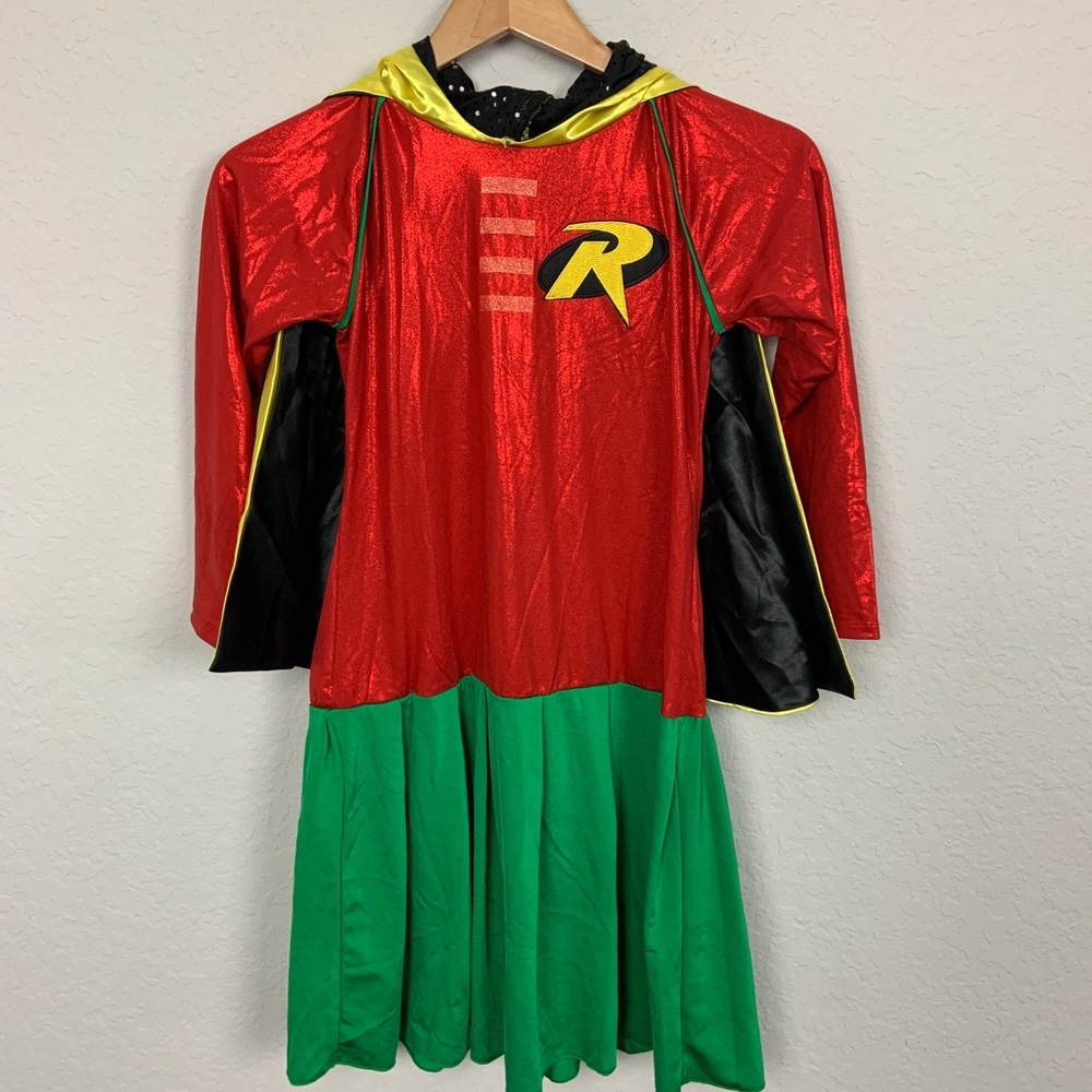 Robin Short Dress XL Costume Batman Hood Halloween